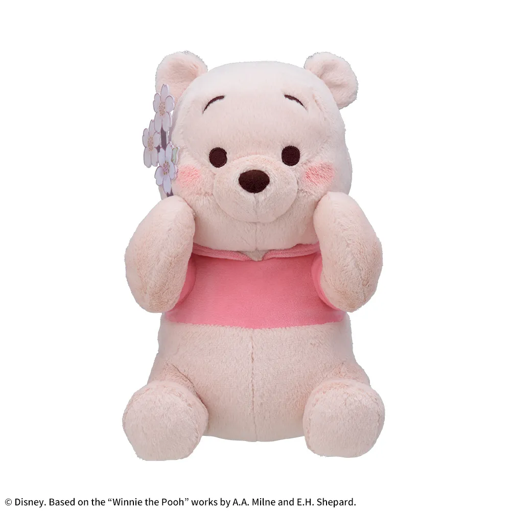 くまのプーさん Lぬいぐるみ さくらVer.｜プライズ・くじ・グッズ情報