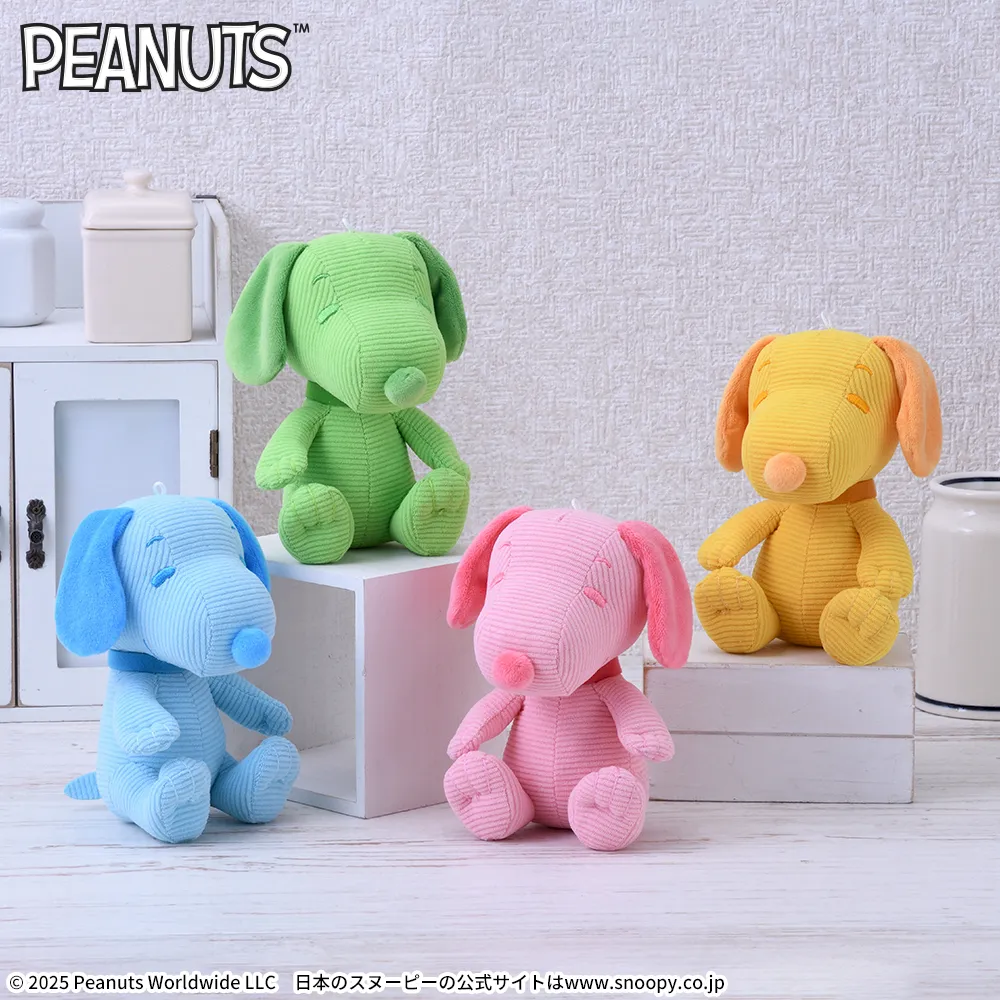 SNOOPY™　ぬいぐるみ　コーデュロイVer.