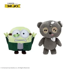 ミニオン　Lぬいぐるみ“モンスター・ボブ&ゾンビ・ティム”