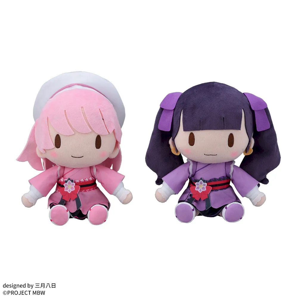前橋ウィッチーズ ふわぷち Mぬいぐるみ“赤城ユイナ&新里アズ