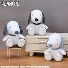 SNOOPY™　ぬいぐるみ　デニム風