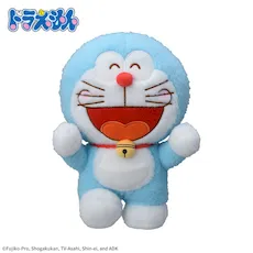 ドラえもん 赤いほっぺ Lぬいぐるみ ～バンザイポーズ～｜プライズ