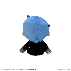 キャラ福くじ　KAITO 　おすわりぬいぐるみ　キルティングポーチ 　他 初音ミクシリーズ ふわぷち ミニぬいぐるみ“KAITO”制服Ver.｜プライズ