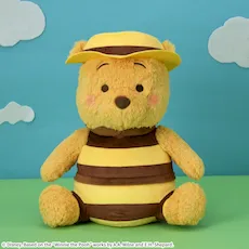 くまのプーさん 赤いほっぺ Lぬいぐるみ はちみつのうたVer.｜プライズ