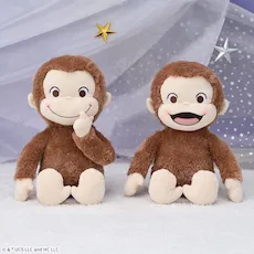 おさるのジョージ　赤いほっぺ　Lぬいぐるみ　ピュアキラVer.