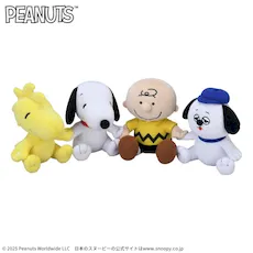 SNOOPY™　ぬいぐるみ　なかよく手つなぎ
