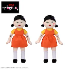 レア　新品ヨンヒXチュンシク着せ替えビッグぬいぐるみ　イカゲーム Netflixシリーズ「イカゲーム」シーズン3 Mぬいぐるみ“ヨンヒ人形
