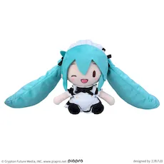 初音ミクシリーズ　ふわぷち　ミニぬいぐるみ“初音ミク”メイドVer.
