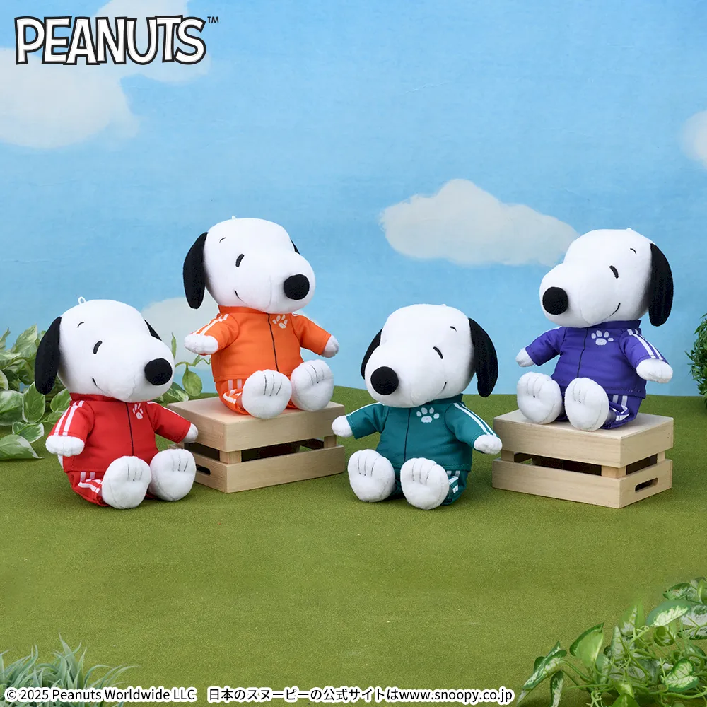 SNOOPY™　ぬいぐるみ　カラフルジャージ