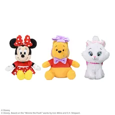 ディズニーキャラクター　ぬいぐるみ　RIBBON! RIBBON!