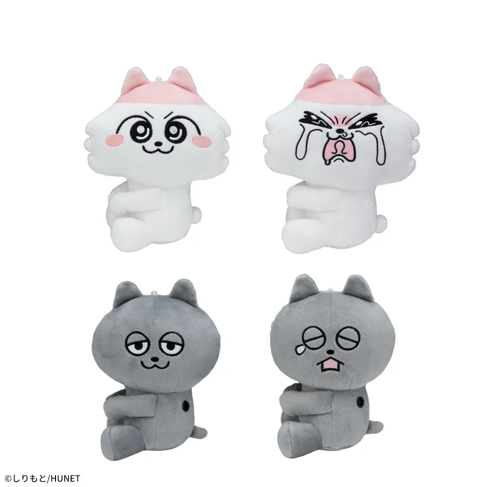 ンめねこ　くっつき　ぬいぐるみ