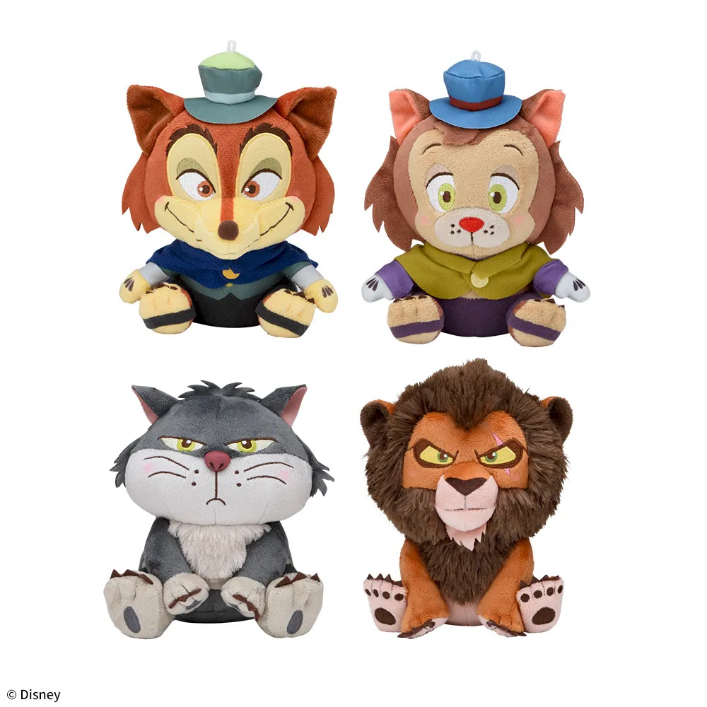 ディズニーキャラクター 赤いほっぺ ぬいぐるみ ルシファー&正直ジョン