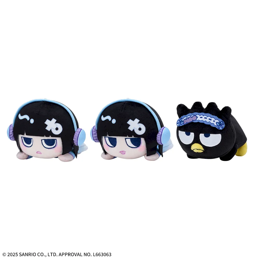 ano×バッドばつ丸　寝そべり　ぬいぐるみ