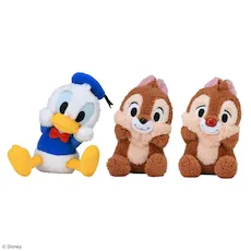 ドナルドダック&チップ&デール ひょこぴょこ ぬいぐるみ｜プライズ