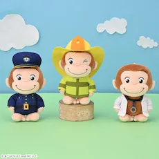おさるのジョージ　ぽってりぬいぐるみ　おしごとシリーズVol.2