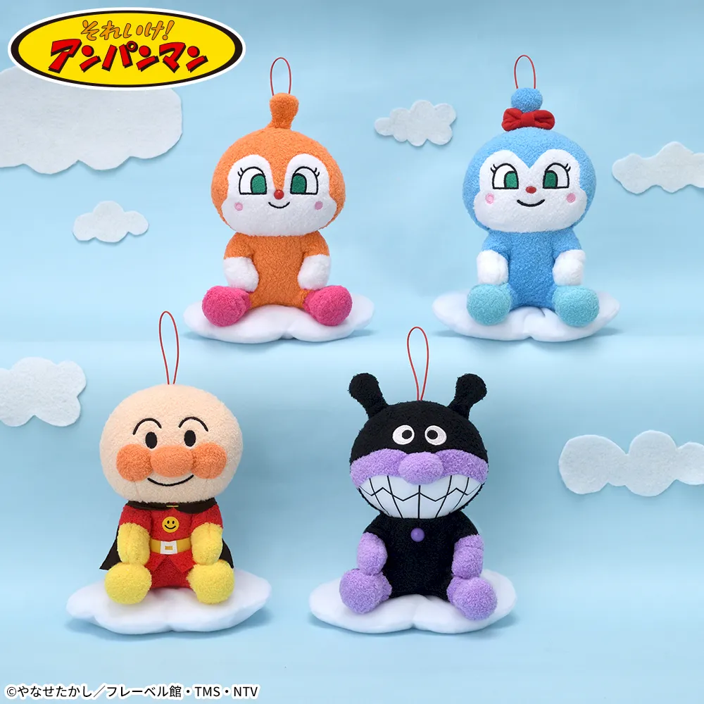 それいけ！アンパンマン ころふわ　もくもく雲のりぬいぐるみ
