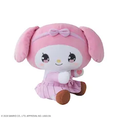 ゆるかわ サンリオキャラクターズ Lぬいぐるみ“マイメロディ” YK学園
