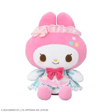 ゆるかわ　サンリオキャラクターズ　Lぬいぐるみ“マイメロディ”　Pop'n Ice Stand