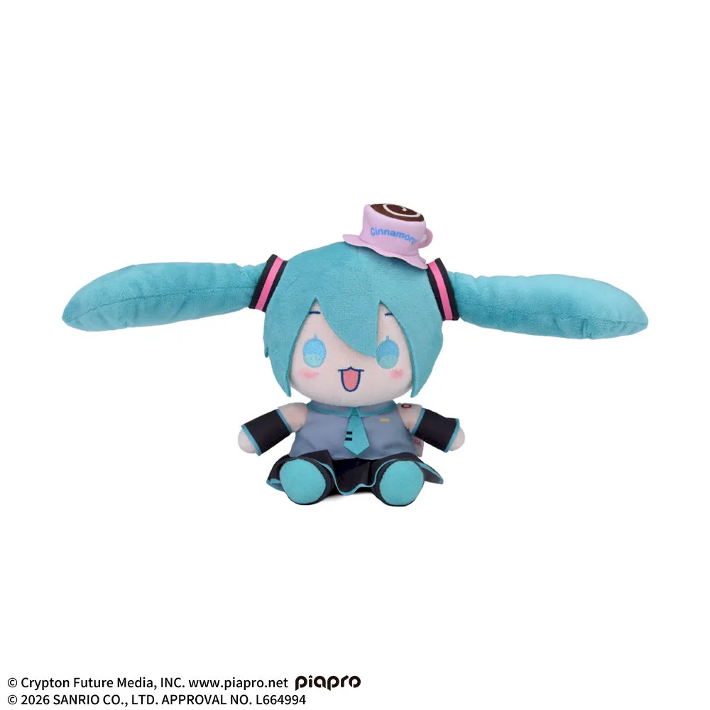 初音ミク×シナモロール​ KUNEMIMI ぬいぐるみ｜プライズ・くじ・グッズ