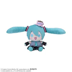 初音ミク×シナモロール​　KUNEMIMI　ぬいぐるみ