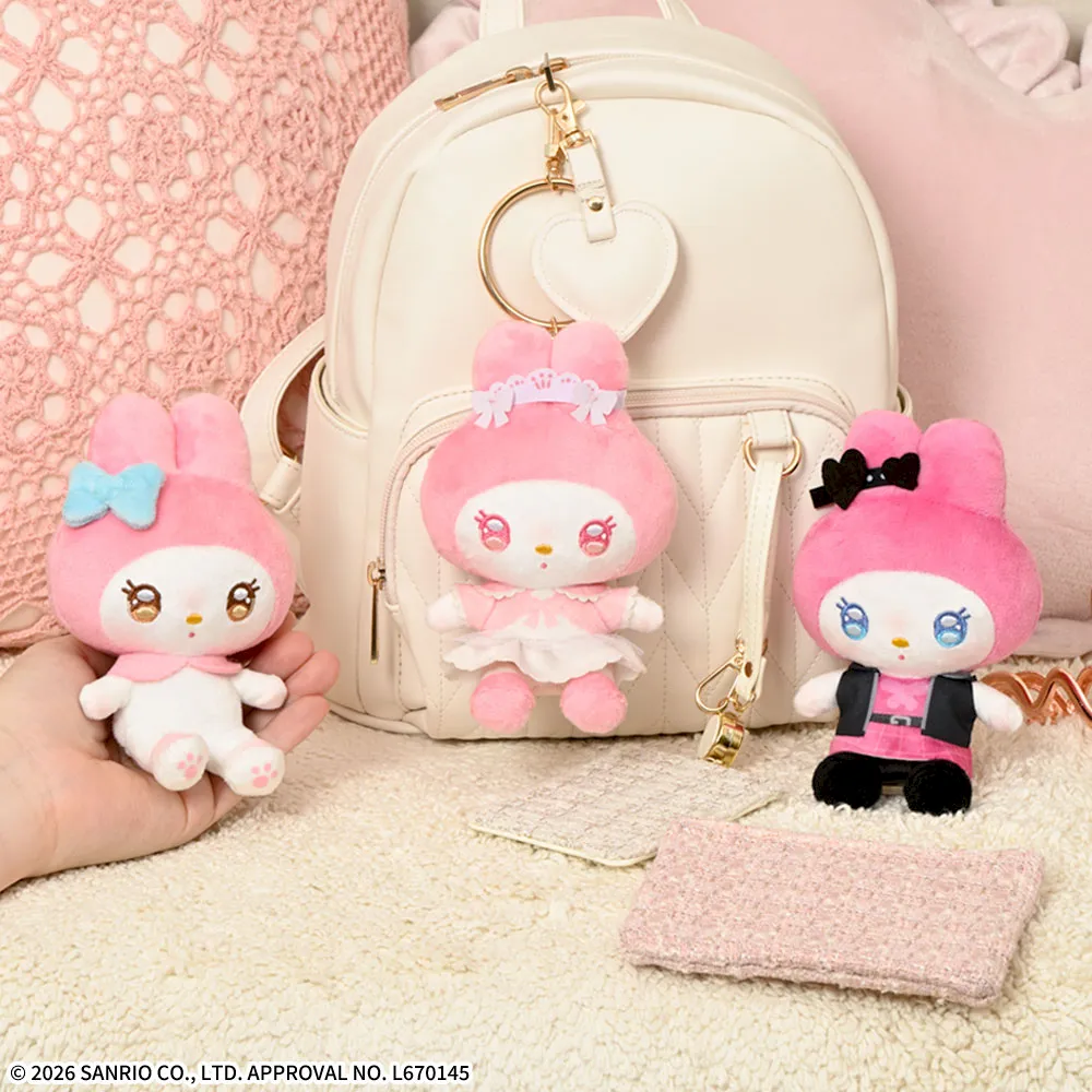 ゆるかわ　サンリオキャラクターズ　あいぬい　ミニぬいぐるみ“マイメロディ”