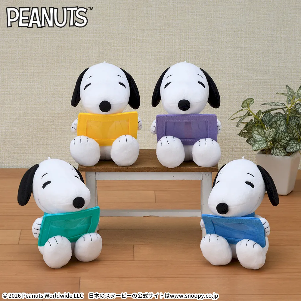 SNOOPY™　フレーム付ぬいぐるみ