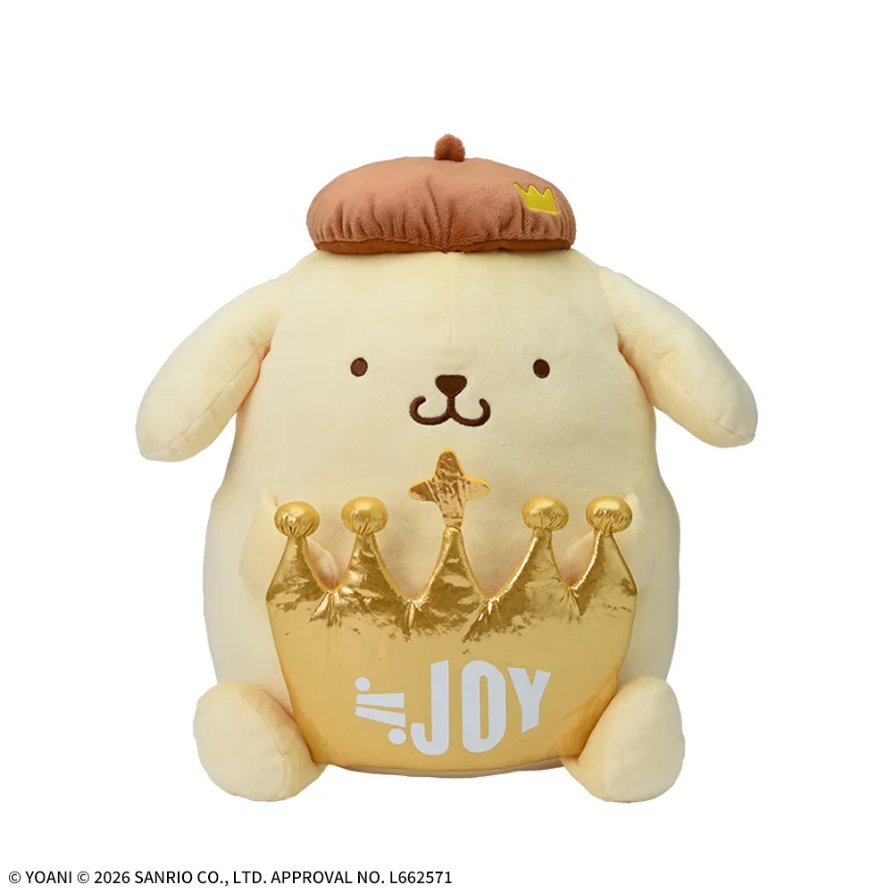 ≒JOY×ポムポムプリン　Lぬいぐるみ