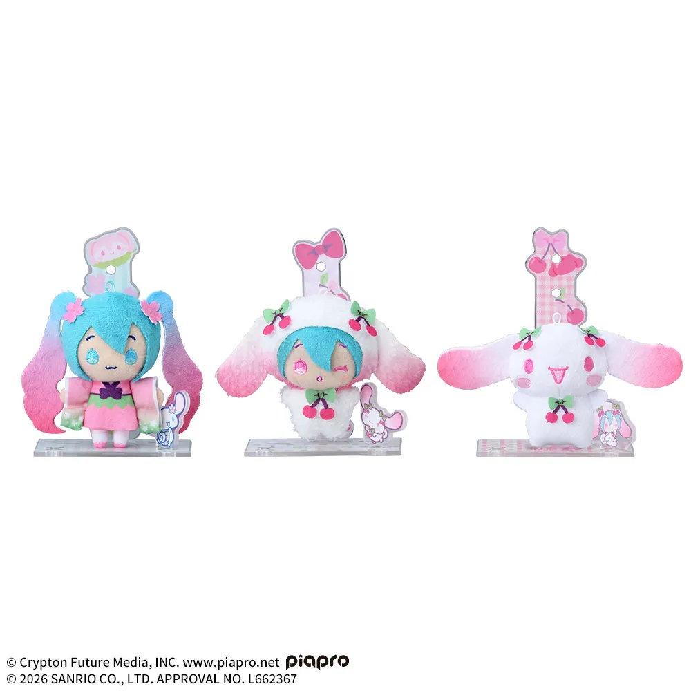 初音ミク×シナモロール　アクぬい　For Amusement　桜Ver.