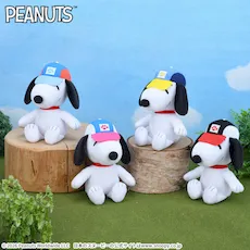 SNOOPY™　ぬいぐるみ　カラフルキャップ