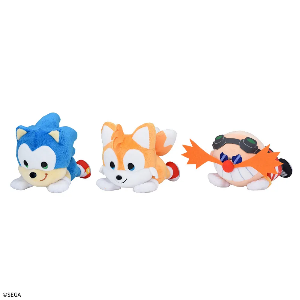 SONIC & FRIENDS　寝そべり　ミニぬいぐるみ