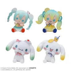 初音ミク×シナモロール ひょこぴょこ ぬいぐるみ ～クリームソーダ