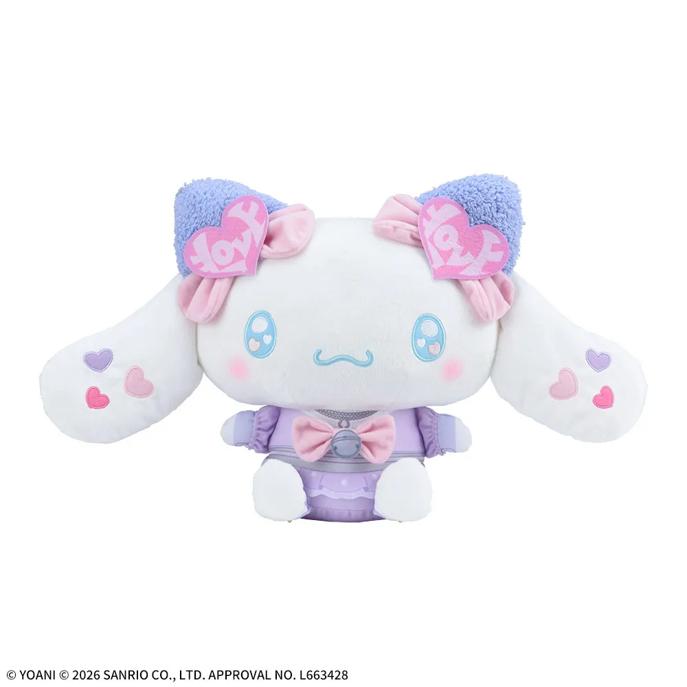 シナモロール×＝LOVE　Lぬいぐるみ　猫衣装