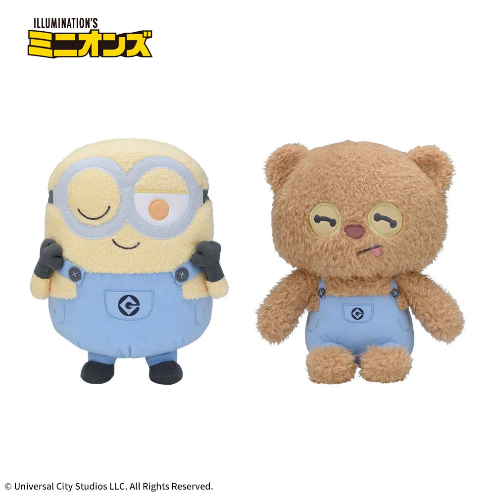 ミニオン　Lぬいぐるみ‐ボブ&ティム‐　オーバーオール