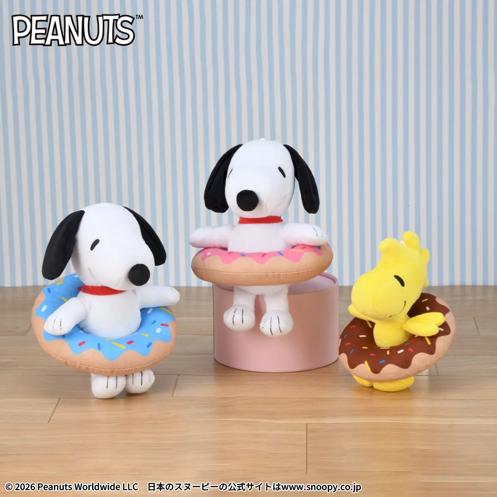 SNOOPY™　ぬいぐるみ　カラフルドーナツ