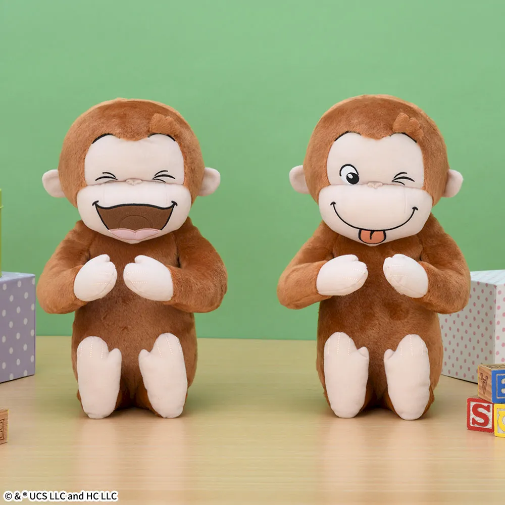 おさるのジョージ　Lぬいぐるみ　いろいろポーズVer.2