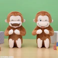 おさるのジョージ Lぬいぐるみ いろいろポーズVer.2｜プライズ・くじ