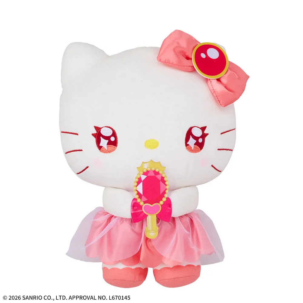 ゆるかわ サンリオキャラクターズ Lぬいぐるみ‐ハローキティ‐ キラメク