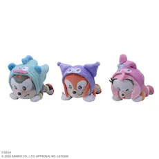 SONIC & FRIENDS×Sanrio characters　寝そべり　ミニぬいぐるみVol.2