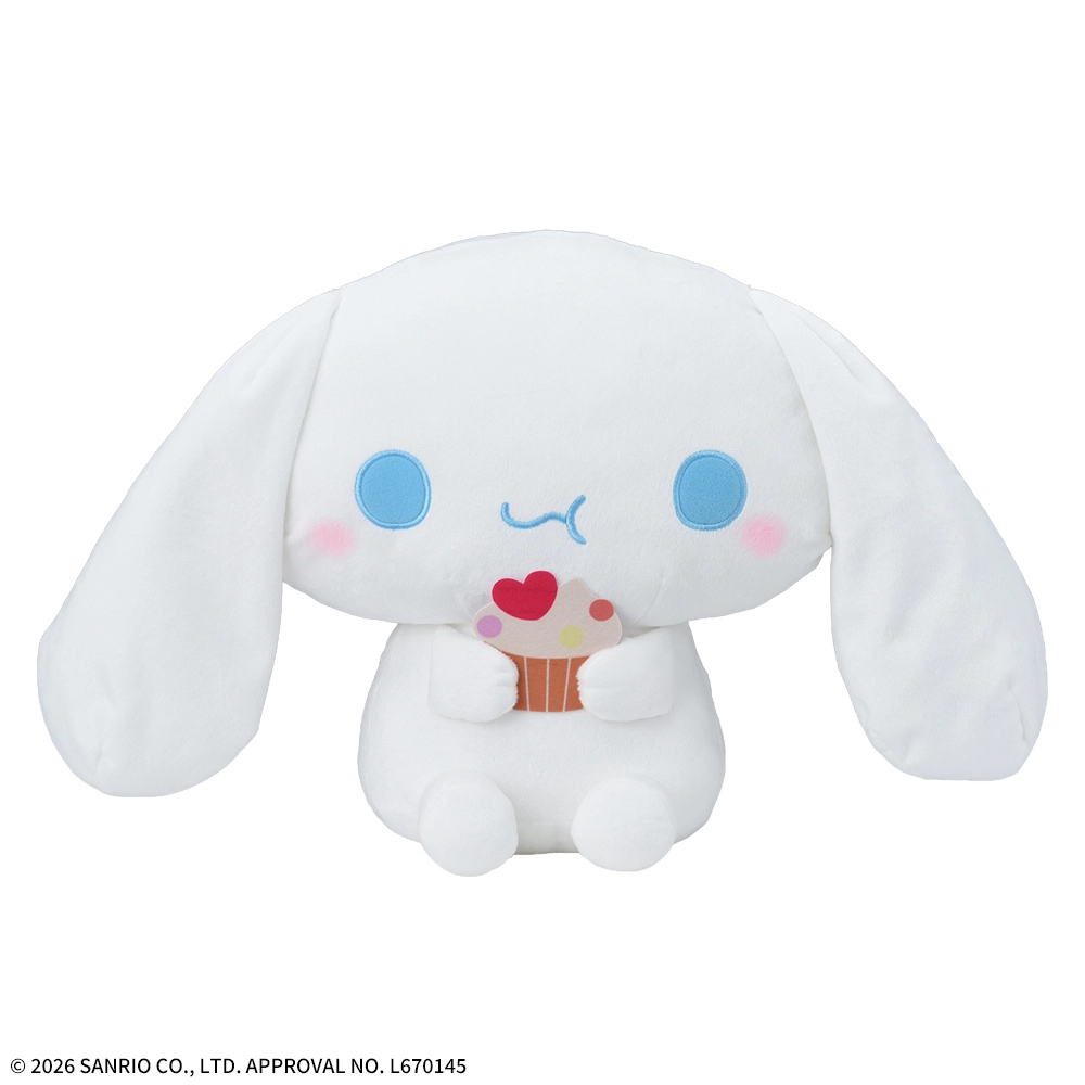ゆるかわ　サンリオキャラクターズ　Lぬいぐるみ‐シナモロール‐　Sweet Snack Friends