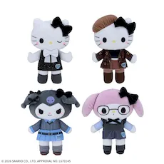 ゆるかわ サンリオキャラクターズ ぬいぐるみ‐ハローキティ・クロミ・マイメロディ‐ Sparkling Celebrate あしながVer.