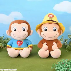 おさるのジョージ　ぽってりLぬいぐるみ　85th　Tシャツ&黄色い帽子