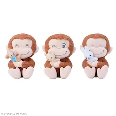 おさるのジョージ　ぽってりなかよしハグぬいぐるみ