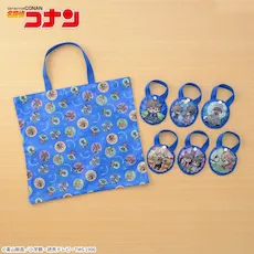 名探偵コナン　メモリアルカット　ラウンド型ケース付エコバッグ
