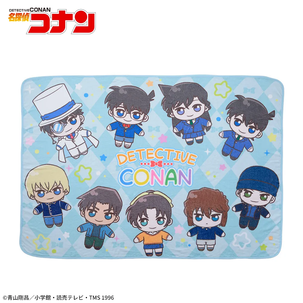 名探偵コナン　Pastel Art Collection　プラチナムザッカふわふわブランケット