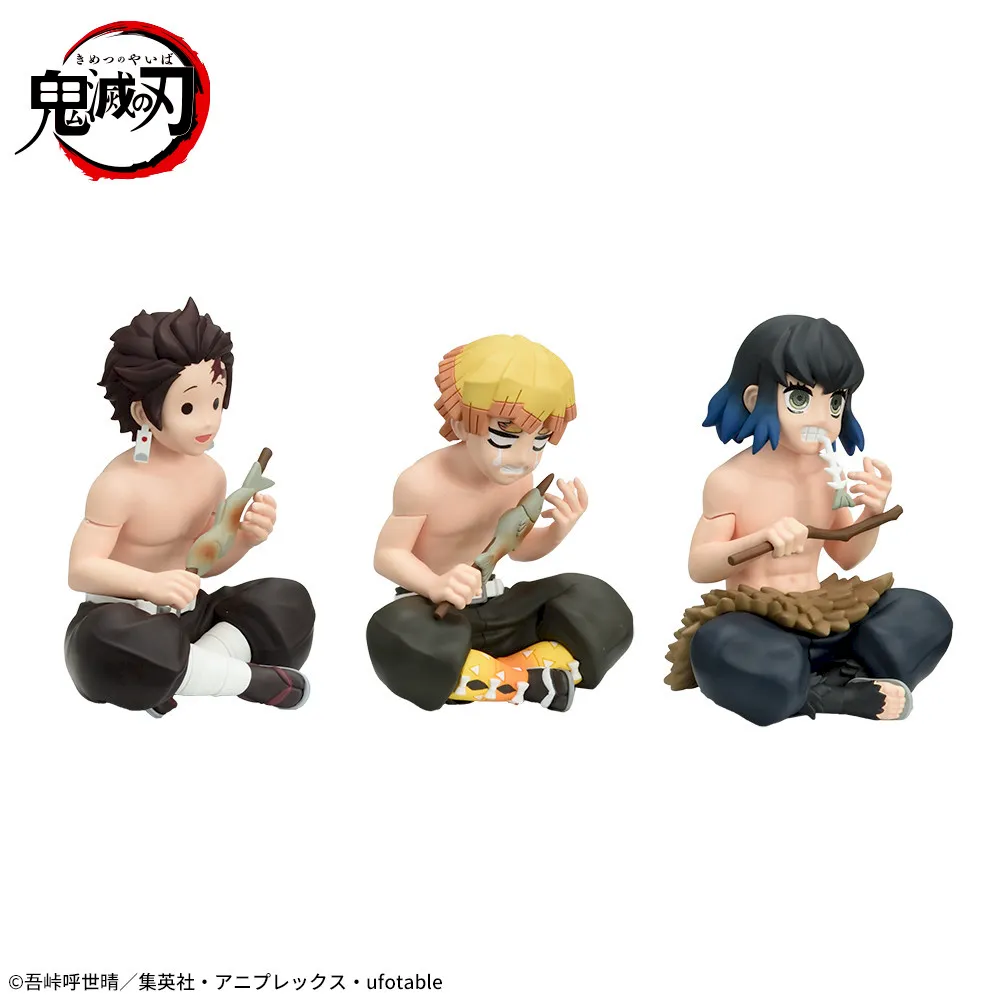 鬼滅の刃　プレミアム　ちょこのせフィギュア　　柱コンプ　➕　我妻善逸　竈門ねずこ アニメ「鬼滅の刃」 ちょこのせ ミニフィギュア－柱稽古編－｜プライズ