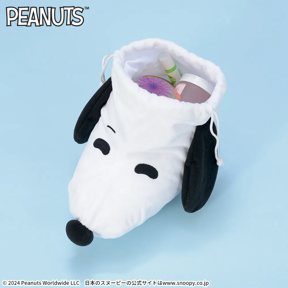【新品未使用】スヌーピーぬいぐるみと巾着 SNOOPY™ プラチナムザッカぬいぐるみ巾着｜プライズ・くじ・グッズ情報