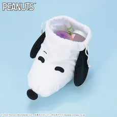 SNOOPY™　プラチナムザッカぬいぐるみ巾着