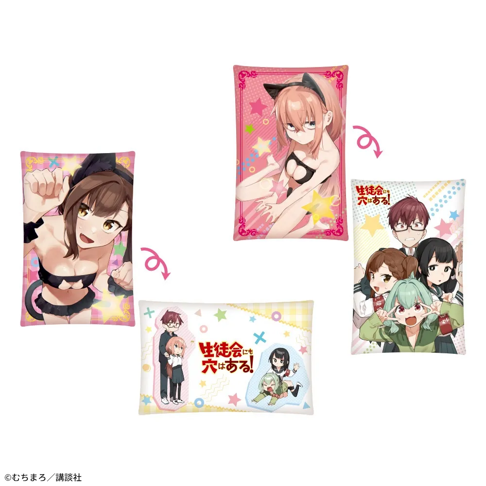 「生徒会にも穴はある！」　プラチナムザッカアートクッション