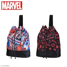 スパイダーマン　プラチナムザッカ巾着リュック