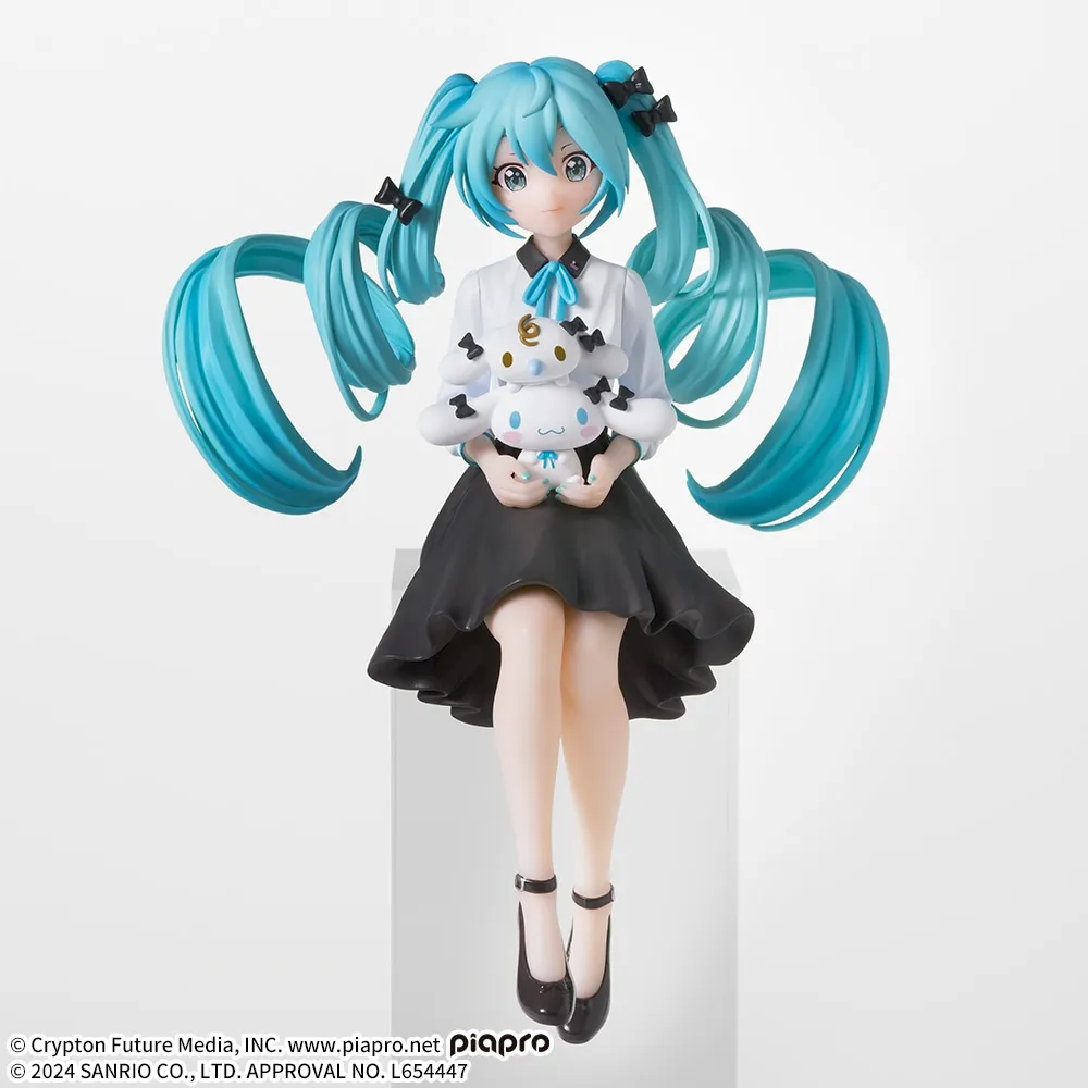 初音ミクシリーズ　ちょこのせ　プレミアムフィギュア“初音ミク×シナモロール”おすましVer.
